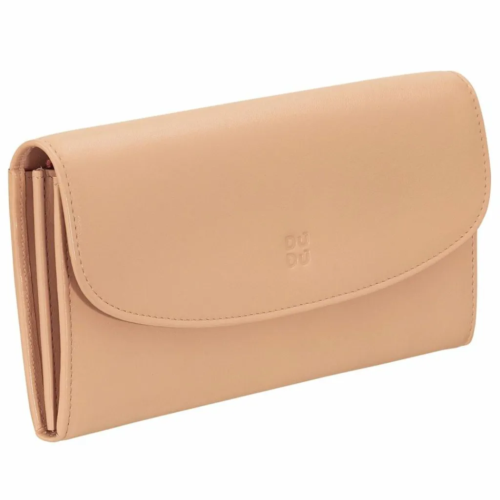 DuDu Damengeldbörsen Querformat<Colorful Gandia Geldbörse RFID Leder 19 cm puder rosa