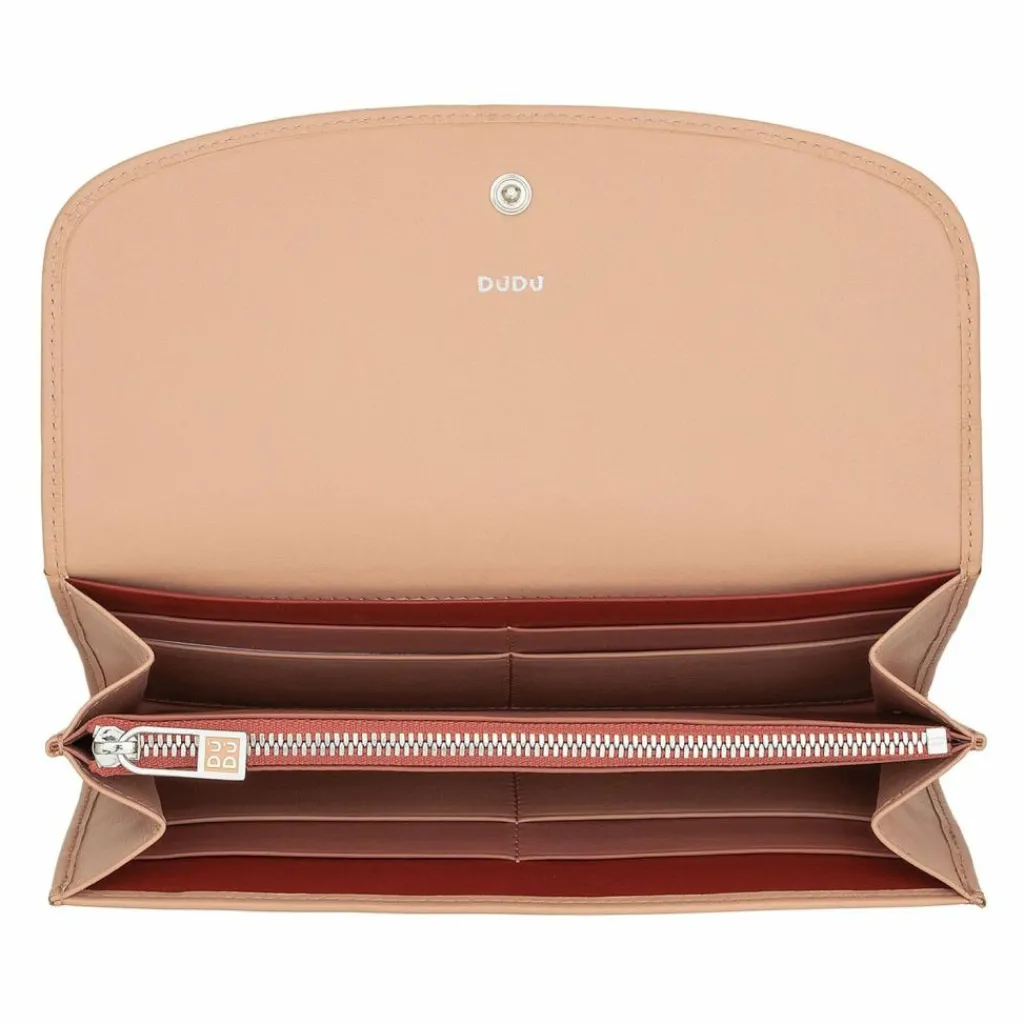 DuDu Damengeldbörsen Querformat<Colorful Gandia Geldbörse RFID Leder 19 cm puder rosa