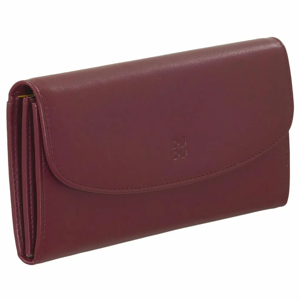 Discount DuDu Colorful Gandia Geldbörse RFID Leder 19 cm burgundy