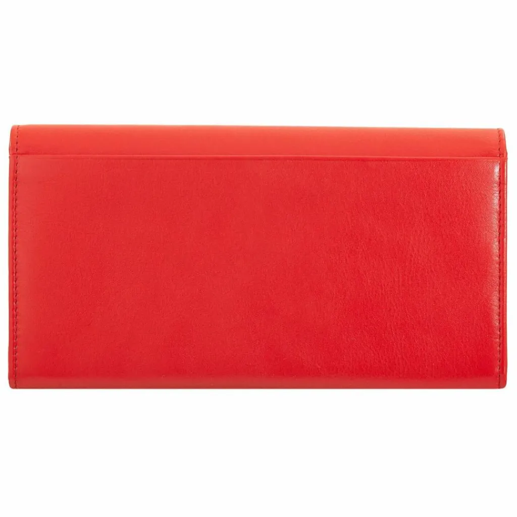 DuDu Damengeldbörsen Querformat<Colorful Gandia Geldbörse RFID Leder 19 cm flame red