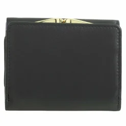 DuDu Damengeldbörsen Querformat<Corsica Geldbörse RFID Schutz Leder 11 cm black pop