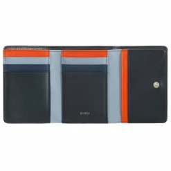 Online DuDu Corsica Geldbörse RFID Schutz Leder 11 cm navy
