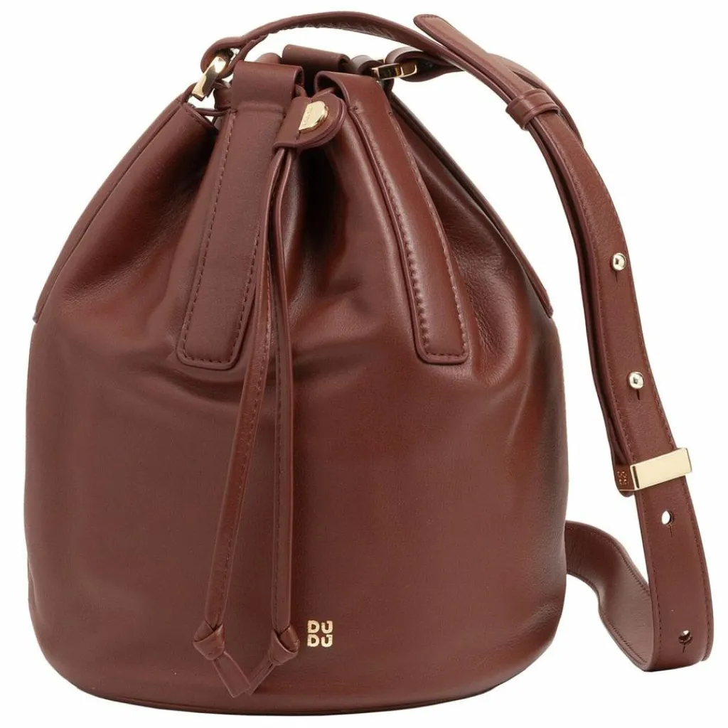 DuDu Beuteltaschen|Umhängetaschen<Filicudi Beuteltasche Leder 19 cm chocolate