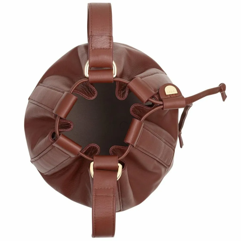 DuDu Beuteltaschen|Umhängetaschen<Filicudi Beuteltasche Leder 19 cm chocolate