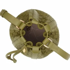 DuDu Filicudi Beuteltasche Leder 14 cm olive