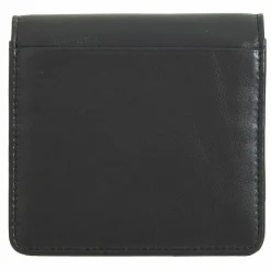 DuDu Damengeldbörsen Hochformat<Flores Geldbörse Leder 10 cm black-lavander