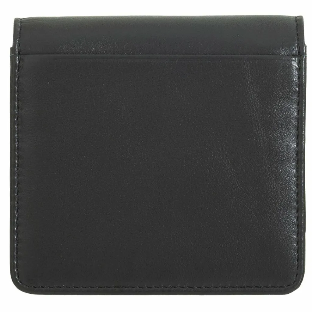 DuDu Damengeldbörsen Hochformat<Flores Geldbörse Leder 10 cm black-lavander