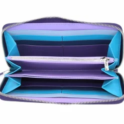 New DuDu Geldbörse Leder 19 cm mauve