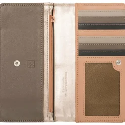 Damen DuDu Geldbörse Leder 17,5 cm