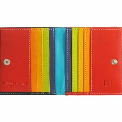 DuDu Herrengeldbörsen Hochformat|Damengeldbörsen Hochformat<Geldbörse Leder 9,5 cm schwarz