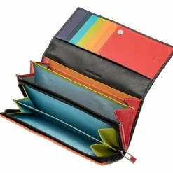 Best DuDu Geldbörse Leder 19 cm schwarz