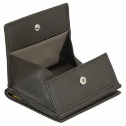 Clearance DuDu Geldbörse Leder 9,5 cm coffee brown