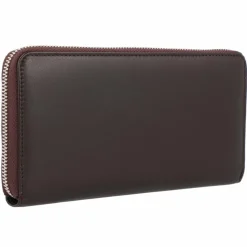 Hot DuDu Geldbörse Leder 19 cm dunkelbraun