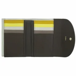 DuDu Damengeldbörsen Querformat<Geldbörse RFID Leder 13 cm coffee brown