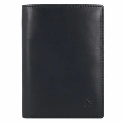 Discount DuDu Geldbörse RFID Leder 9,5 cm navy