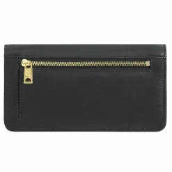 DuDu Damengeldbörsen Querformat<Geldbörse RFID Leder 17,5 cm black pop