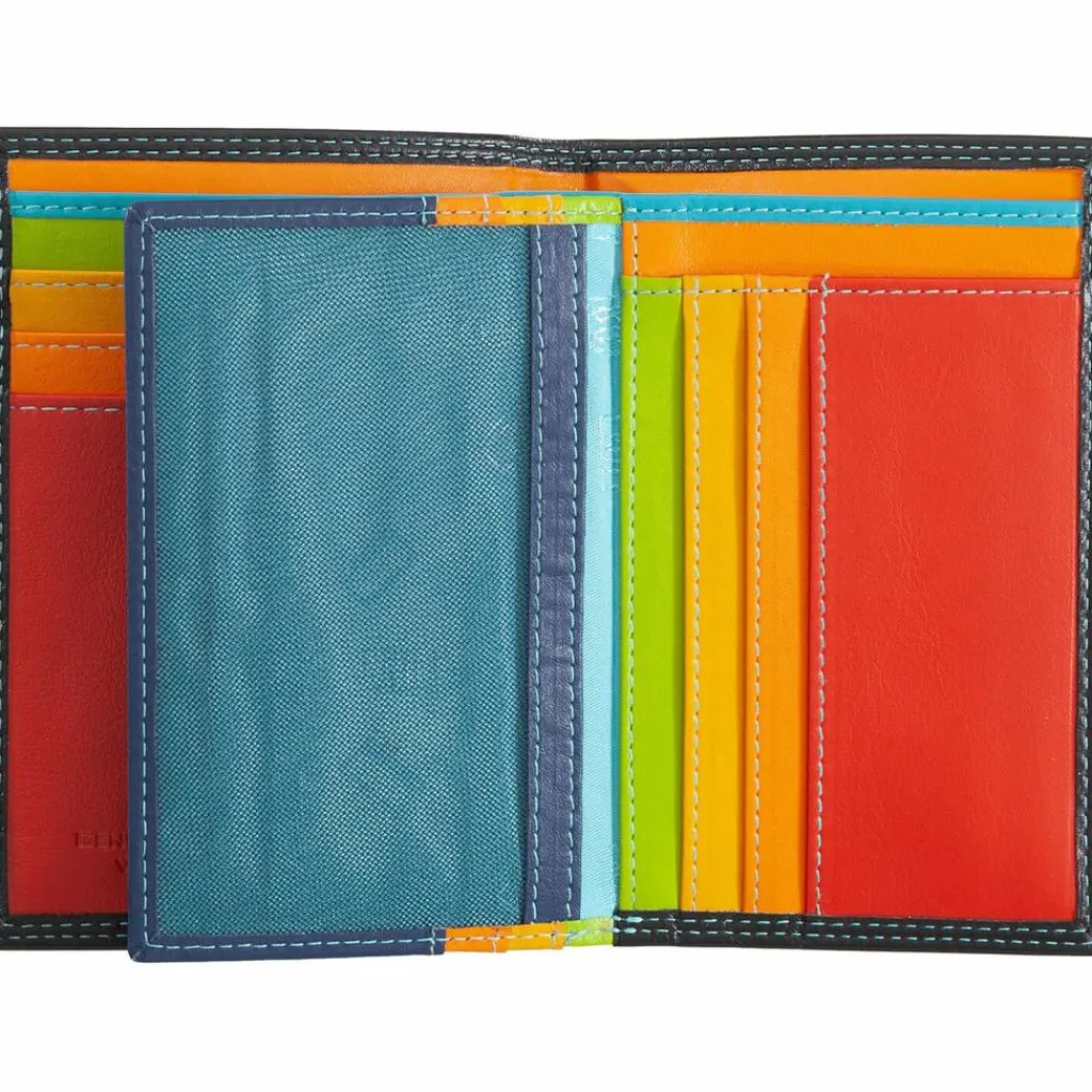 Hot DuDu Geldbörse RFID Leder 9,5 cm schwarz