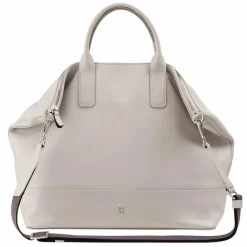 DuDu Shopper|Henkeltaschen<Halmahera Shopper Tasche Leder 40 cm pearl grey