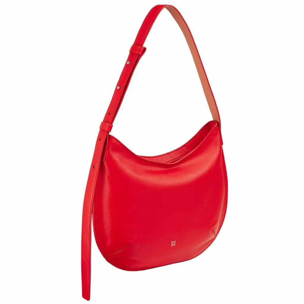 DuDu Henkeltaschen|Schultertaschen<Hispani Schultertasche Leder 34 cm red flame