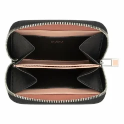 DuDu Damengeldbörsen Querformat<Hokkaido Geldbörse Leder 10 cm schwarz rose