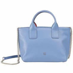 DuDu Henkeltaschen<Ibiza Handtasche Leder 22 cm pastellblau