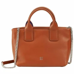 Outlet DuDu Ibiza Handtasche Leder 22 cm cinnamon