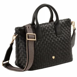 DuDu Shopper|Schultertaschen<Jaqueline Shopper Tasche Leder 28 cm black rose