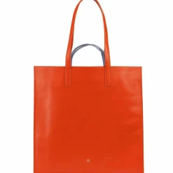 Online DuDu Madeleine Shopper Tasche Leder 40 cm pumpkin
