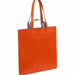 Online DuDu Madeleine Shopper Tasche Leder 40 cm pumpkin