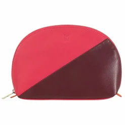 Best DuDu Malaga Kosmetiktasche Leder 20 cm raspberry