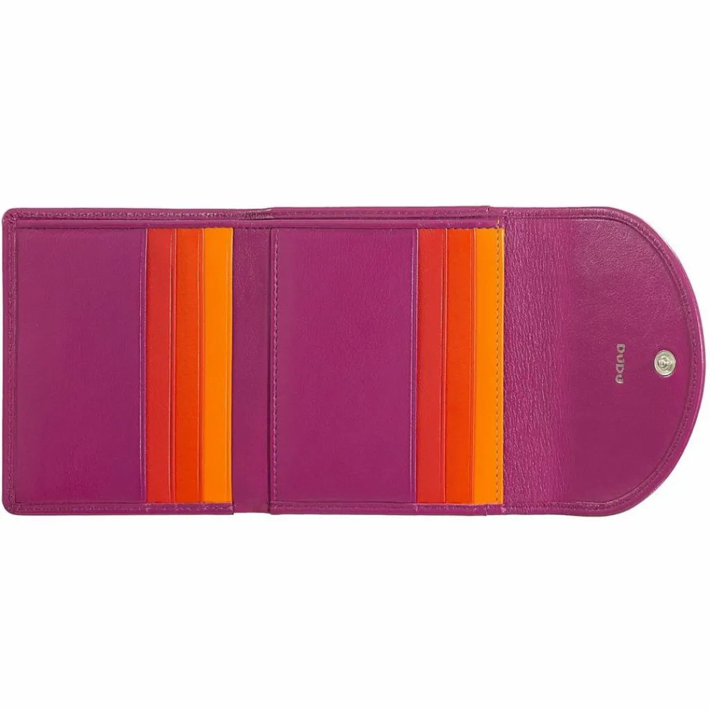 Best DuDu Malaita Geldbörse Leder 11 cm fuchsia