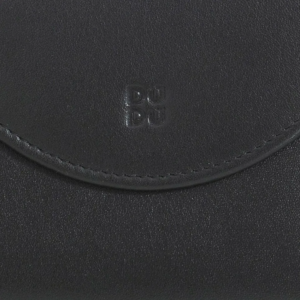 DuDu Damengeldbörsen Querformat<Malaita Geldbörse Leder 11 cm black-lavander