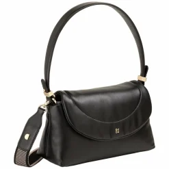 DuDu Schultertaschen<Melville Schultertasche Leder 29 cm black