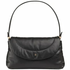 DuDu Schultertaschen<Melville Schultertasche Leder 31 cm black