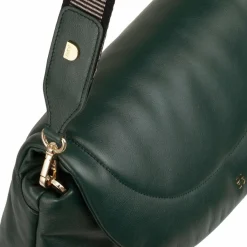 Outlet DuDu Melville Schultertasche Leder 31 cm mangrove