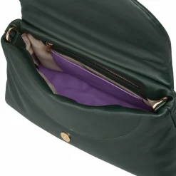 Outlet DuDu Melville Schultertasche Leder 31 cm mangrove