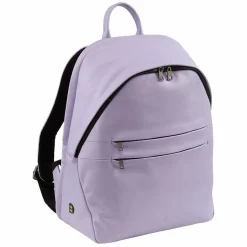 DuDu Lederrucksäcke|Daypacks<New York Daypack Leder 41 cm Laptopfach provence lilac