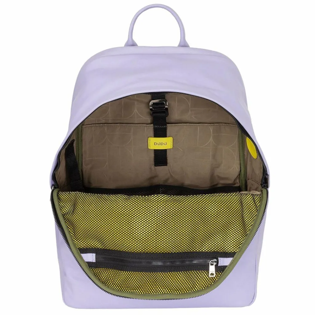 DuDu Lederrucksäcke|Daypacks<New York Daypack Leder 41 cm Laptopfach provence lilac