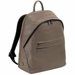 Best DuDu New York Daypack Leder 41 cm Laptopfach taupe