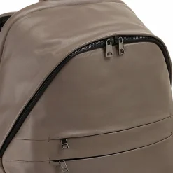 Best DuDu New York Daypack Leder 41 cm Laptopfach taupe