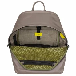 Best DuDu New York Daypack Leder 41 cm Laptopfach taupe