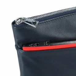 Best DuDu Panay Umhängetasche Leder 24 cm navy