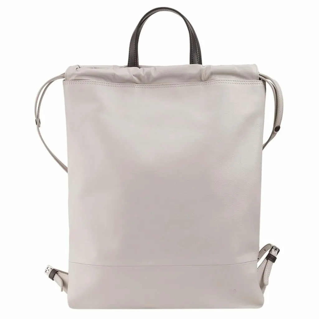 DuDu Lederrucksäcke|Daypacks<Rucksack Leder 42 cm pearl grey