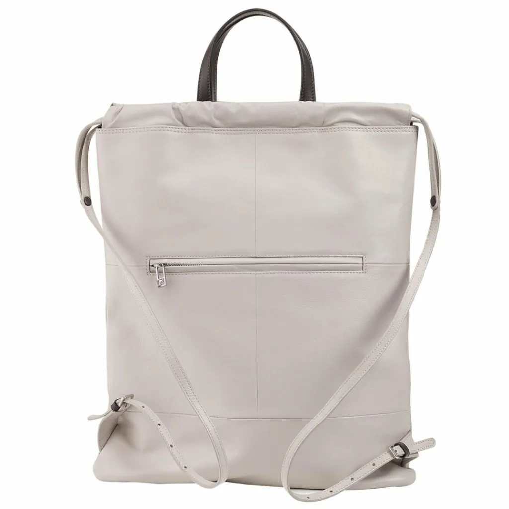 DuDu Lederrucksäcke|Daypacks<Rucksack Leder 42 cm pearl grey
