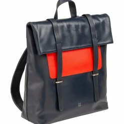 DuDu Lederrucksäcke|Daypacks<Rucksack Leder 36 cm navy