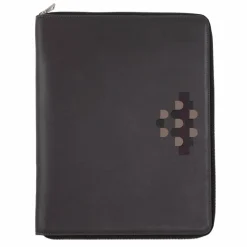 DuDu Mappen Aller Art<Schreibmappe Leder 33 cm anthracite mosaic