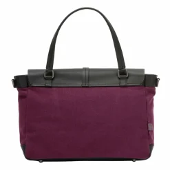 DuDu Schultertaschen|Henkeltaschen<Schultertasche Leder 37 cm pflaume