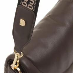 DuDu Schultertaschen<Schultertasche Leder 22 cm coffee brown