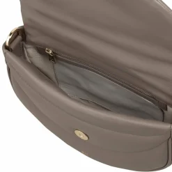 Sale DuDu Schultertasche Leder 22 cm taupe