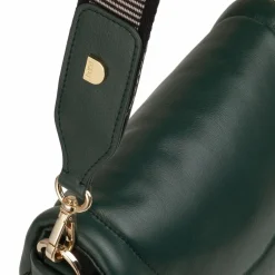 DuDu Schultertaschen<Schultertasche Leder 22 cm mangrove